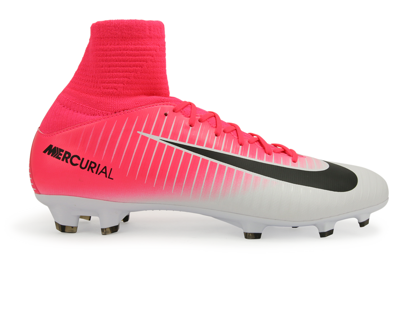 Nike Kids Mercurial Superfly V FG Racer Pink/Black/White