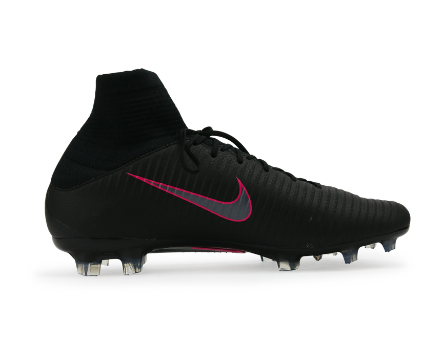 Nike Kids Mercurial Superfly V FG Black/Black/Pink Blast