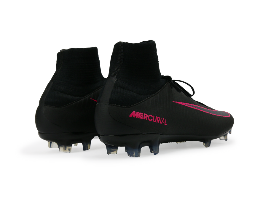 Nike Kids Mercurial Superfly V FG Black/Black/Pink Blast