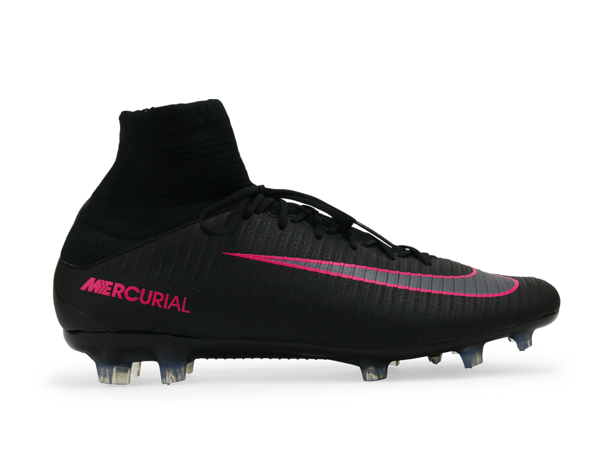 Klusjesman Imperial orgaan Nike Kids Mercurial Superfly V FG Black/Black/Pink Blast – Azteca Soccer