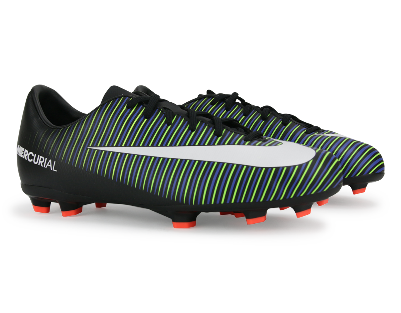Nike Kids Mercurial Vapor VI FG Black/White/Electric Green