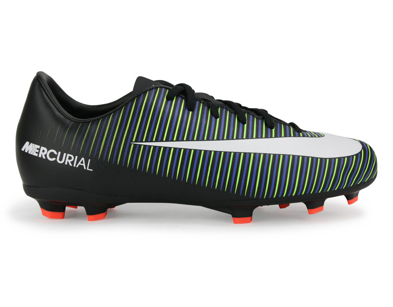 Nike Kids Mercurial Vapor VI FG Black/White/Electric Green