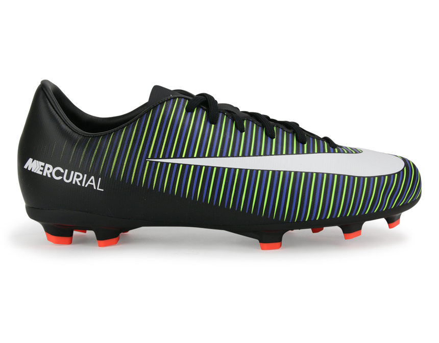 Nike Kids Mercurial Vapor VI FG Black/White/Electric Green
