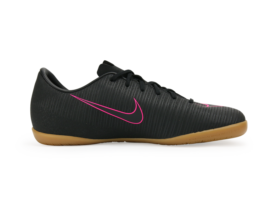 Nike Kids MercurialX Vapor XI Indoor Soccer Shoes Black/Black/Pink Blast