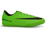 Nike Kids MercurialX Victory VI Indoor Soccer Shoes Electric Green/Black/Flash Lime
