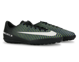 Nike Kids MercurialX Vapor VI Turf Shoes Black/White/Electric Green