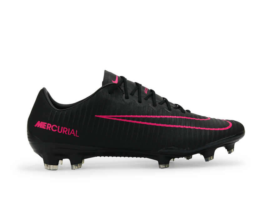 Nike Men's Mercurial Vapor XI FG Black/Black/Pinkblast