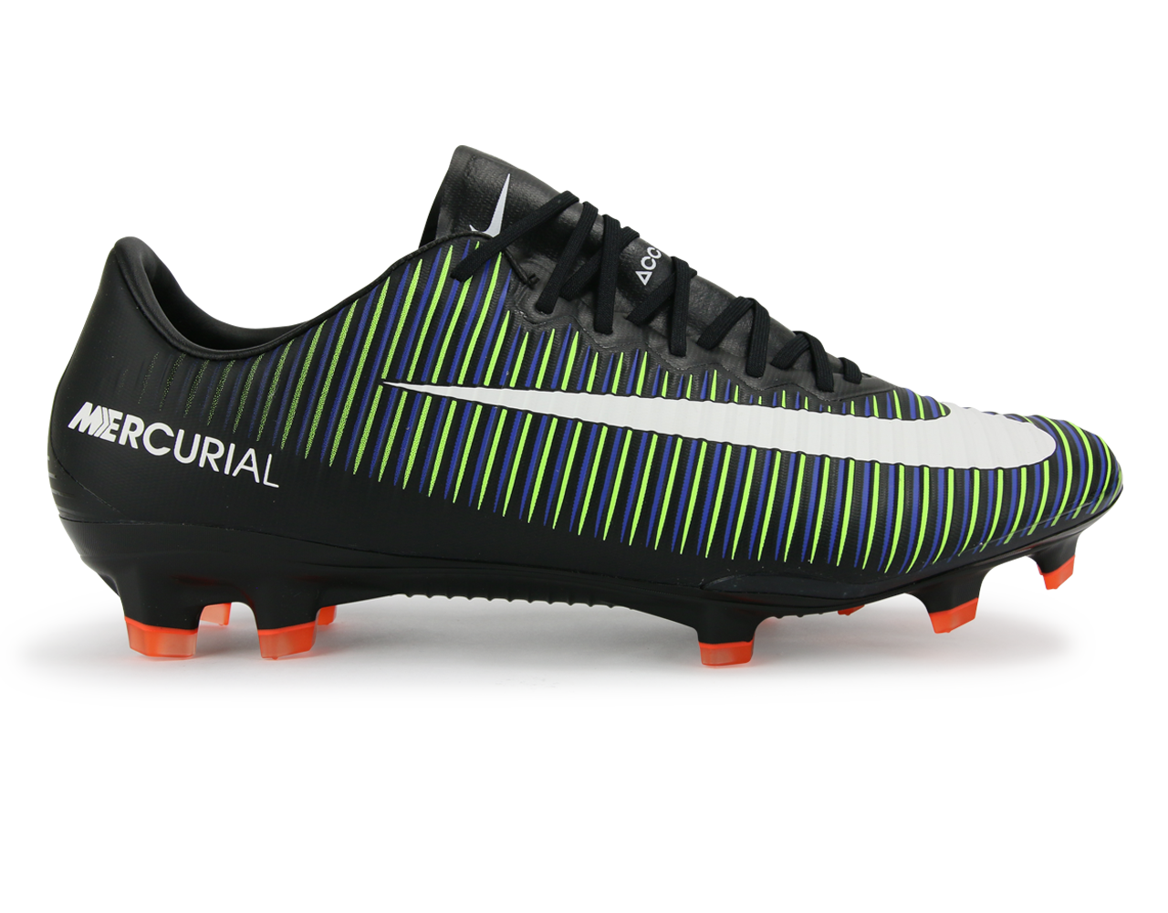 Nike Men's Mercurial Vapor XI FG Black/White/Electric Green