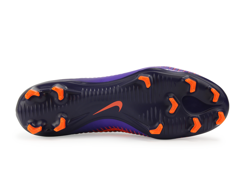 Nike Men's Mercurial Vapor XI FG Purple Dynasty/Bright Citrus/Hyper Grape