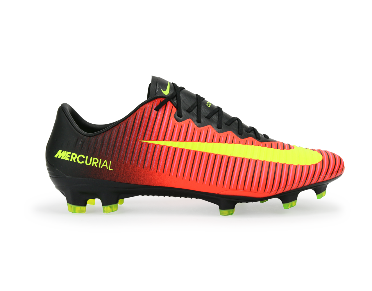 Nike Men's Mercurial Vapor XI FG Total Crimson/Volt Black/Pink Blast