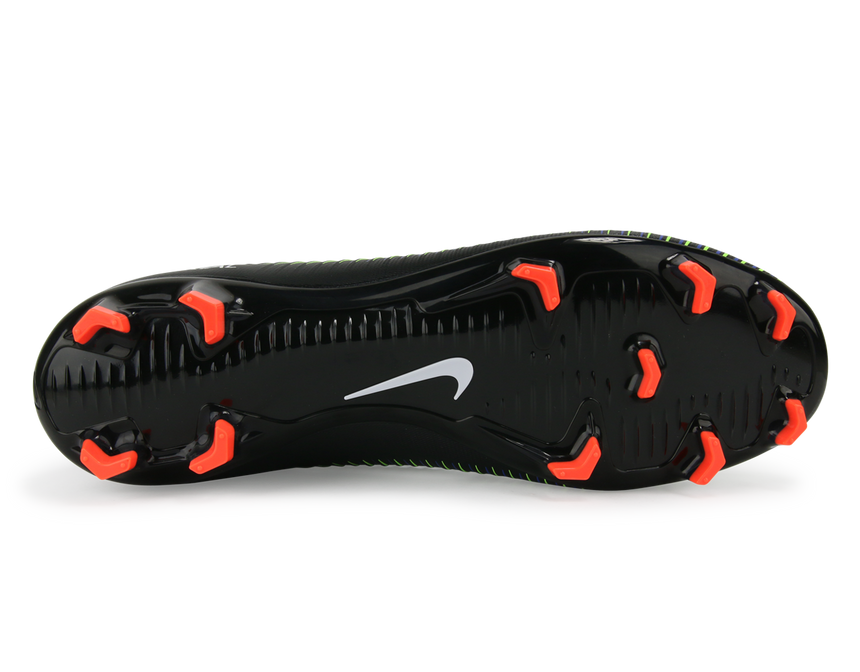 Nike Men's Mercurial Veloce III DF FG Black/White/Electric Green