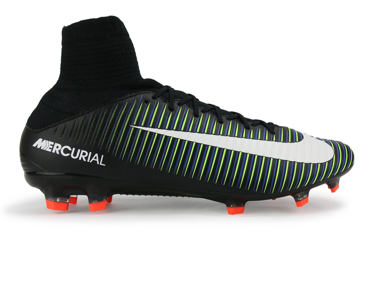 Nike Men's Mercurial Veloce III DF FG Black/White/Electric Green