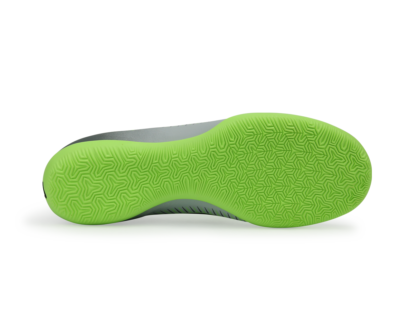 Nike Men's MercurialX Victory VI Indoor Soccer Shoes Pure Platinum/Black/Ghost Green
