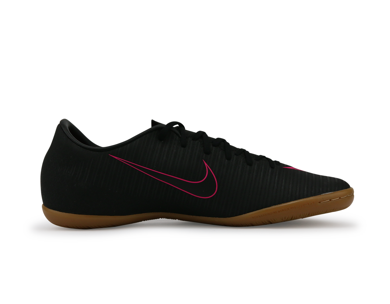 Nike Men's MercurialX Victory VI Indoor Soccer Shoes Black Pink/Blast Gum/Light Brown