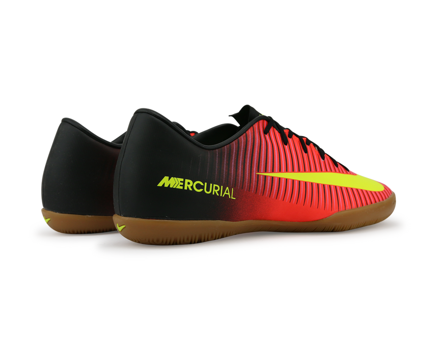 Nike Men's Mercurial Victory VI Indoor Soccer Shoes Total Crimson/Volt Black/Pink Blast