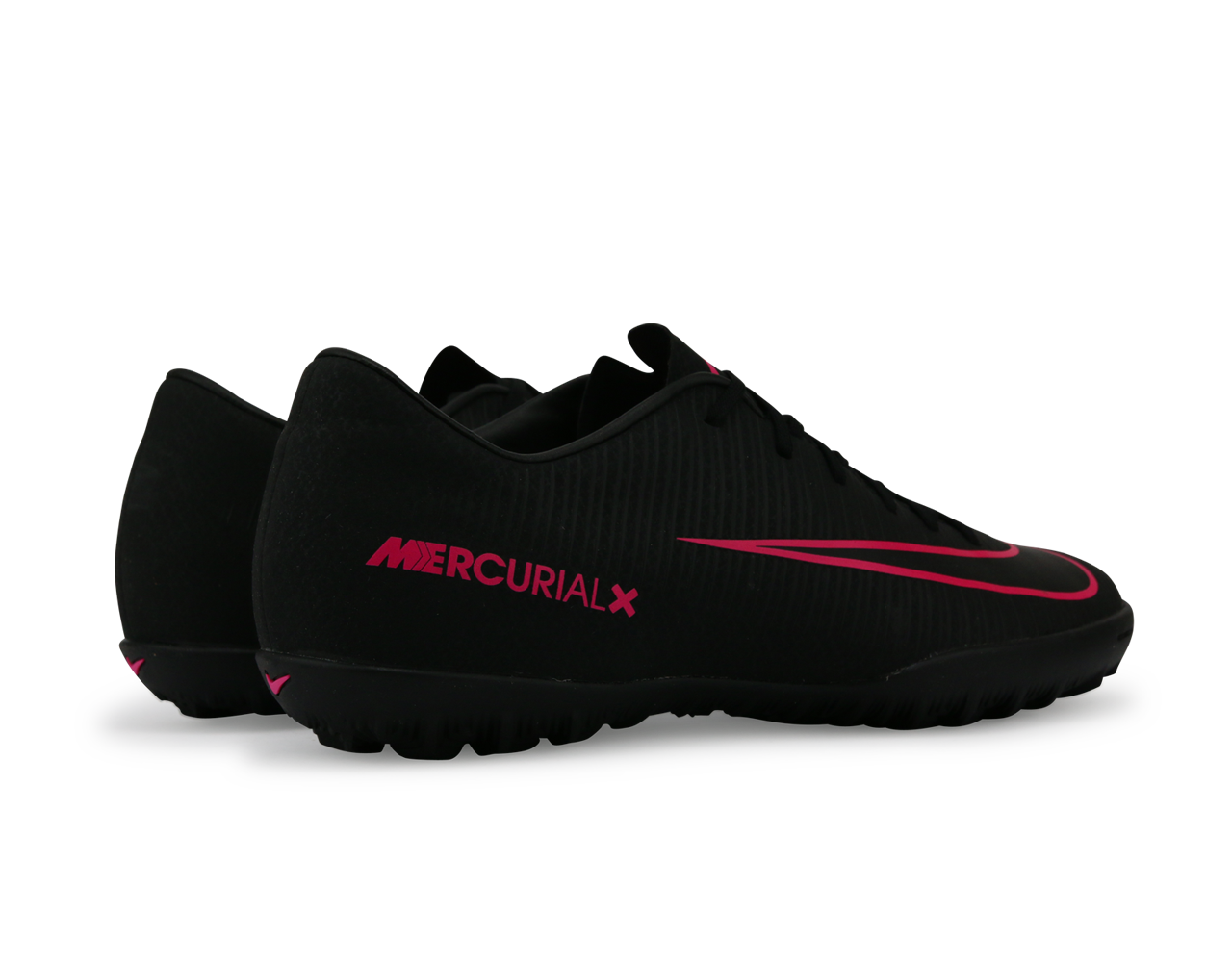 Nike Men's MercurialX Victory VI Turf Soccer Shoes Black/Black/Pink Blast