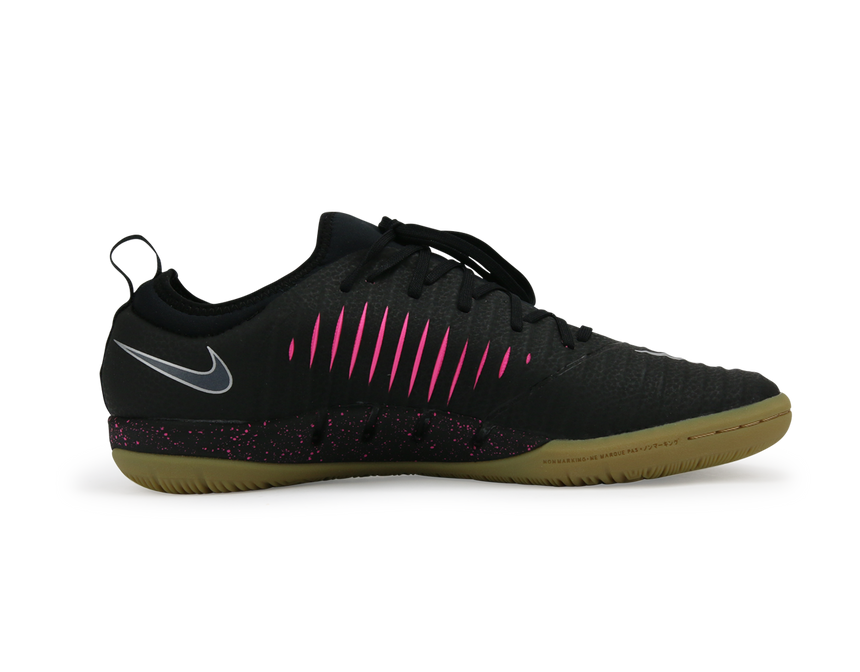 Nike Men's MercurialX Finale II Indoor Soccer Shoes /Black Pink/Blast Gum/Light Brown