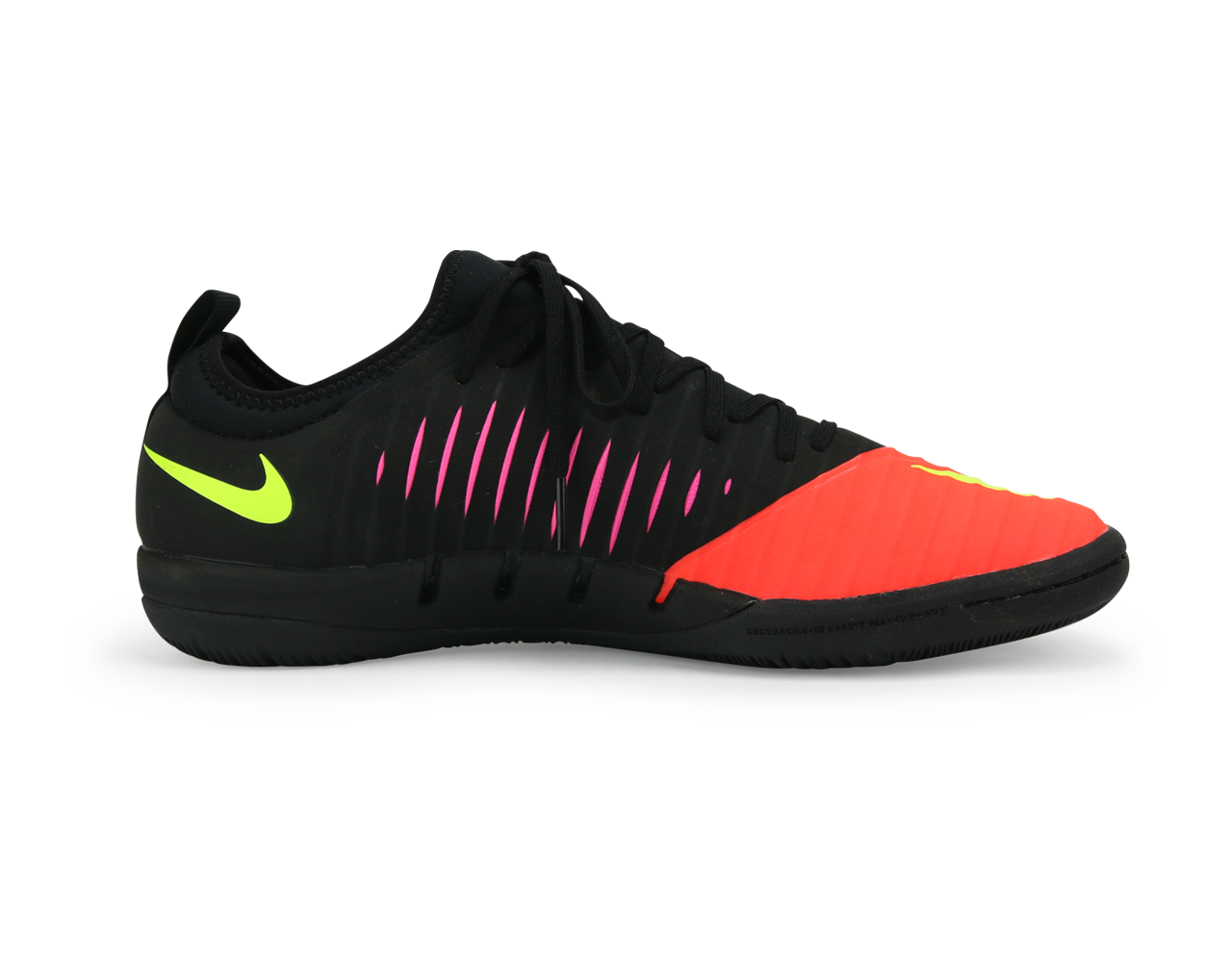 Nike Men's MercurialX Finale II Indoor Soccer Shoes Total Crimson/Volt/Pink
