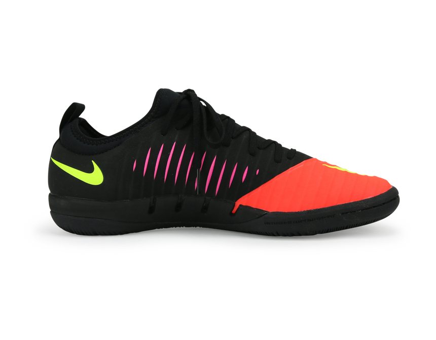 Nike Men's MercurialX Finale II Indoor Soccer Shoes Total Crimson/Volt/Pink