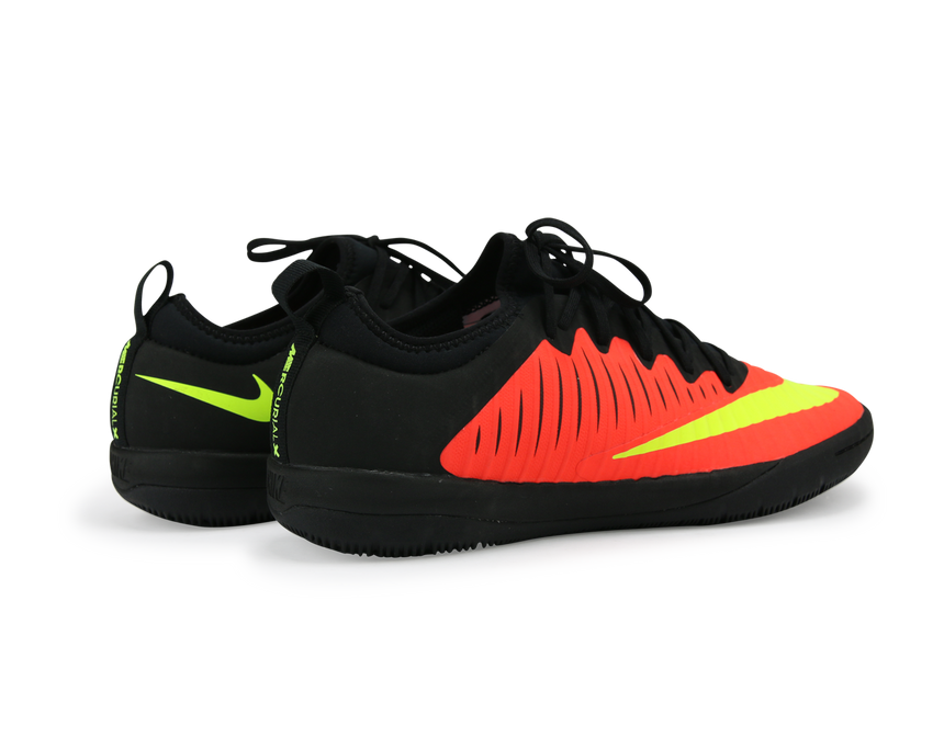 Nike Men's MercurialX Finale II Indoor Soccer Shoes Total Crimson/Volt/Pink