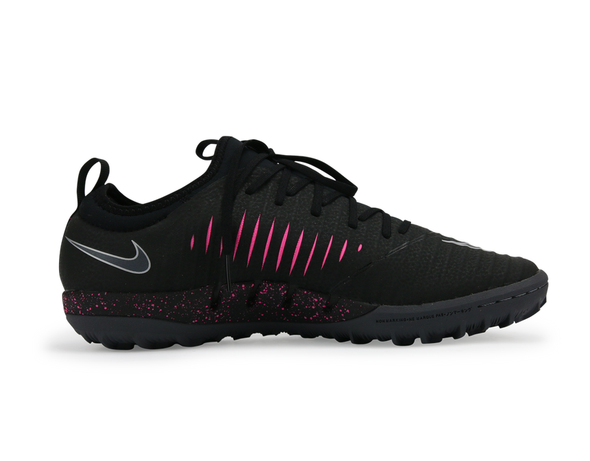 Nike Men's MercurialX Finale II Turf Soccer Shoes Black Pink/Blast Gum/Light Brown