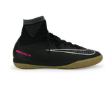Nike Men's MercurialX Proximo II Indoor Soccer Shoes Black/Black/Gum