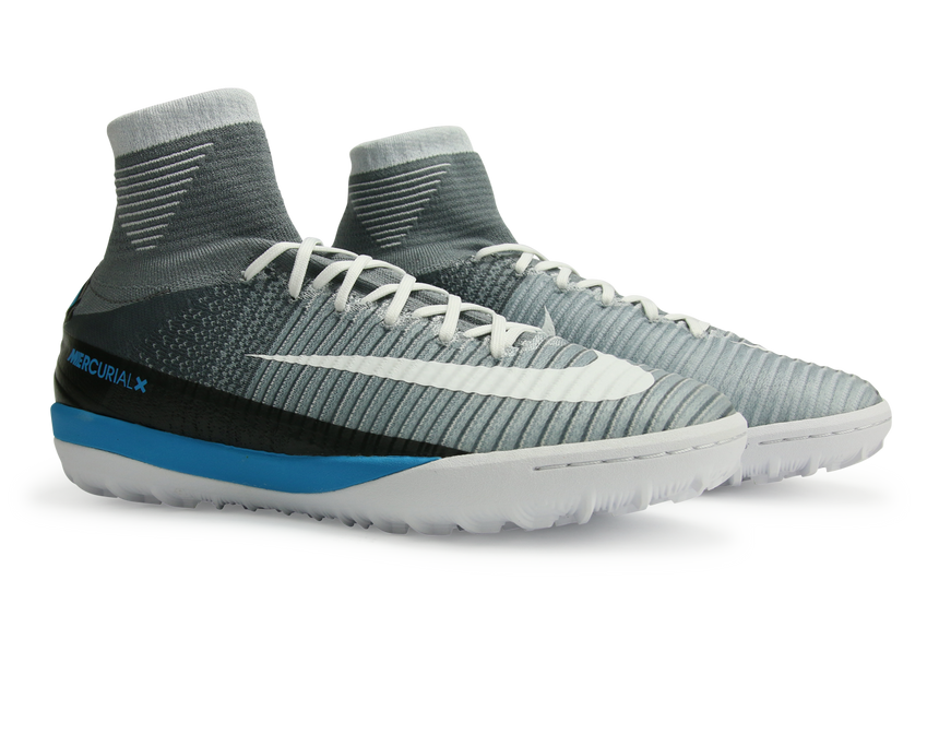 Nike Men's MercurialX Proximo II Dynamic Fit Turf Soccer Shoes Wolf Grey/White/Pure Platinum