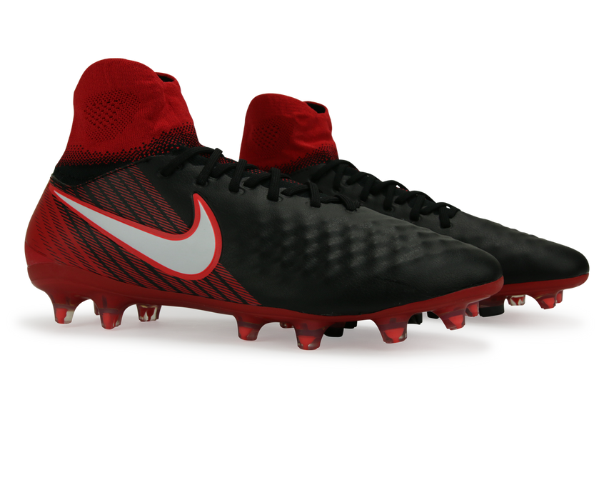 Nike Men's Magista Orden II FG Black/White/University Red