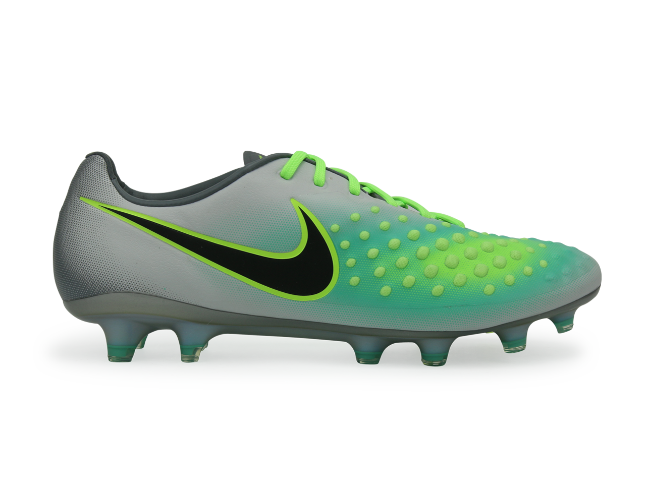 Nike Men's Magista Opus II FG Pure Platinum/Black/Ghost Green