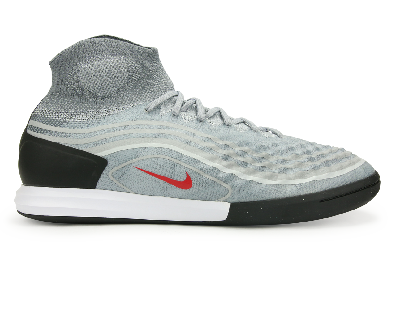 Nike Men's MagistaX Proximo II Dynamic Fit Indoor Soccer Shoes Cool Grey/Varsity Red/Black/Wolf Grey