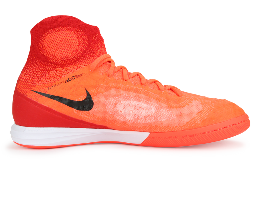 Nike Men's MagistaX Proximo II Indoor Soccer Shoes Black/TotalCrimson