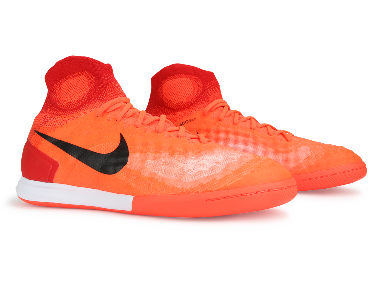 Nike Men's MagistaX Proximo II Indoor Soccer Shoes Black/TotalCrimson