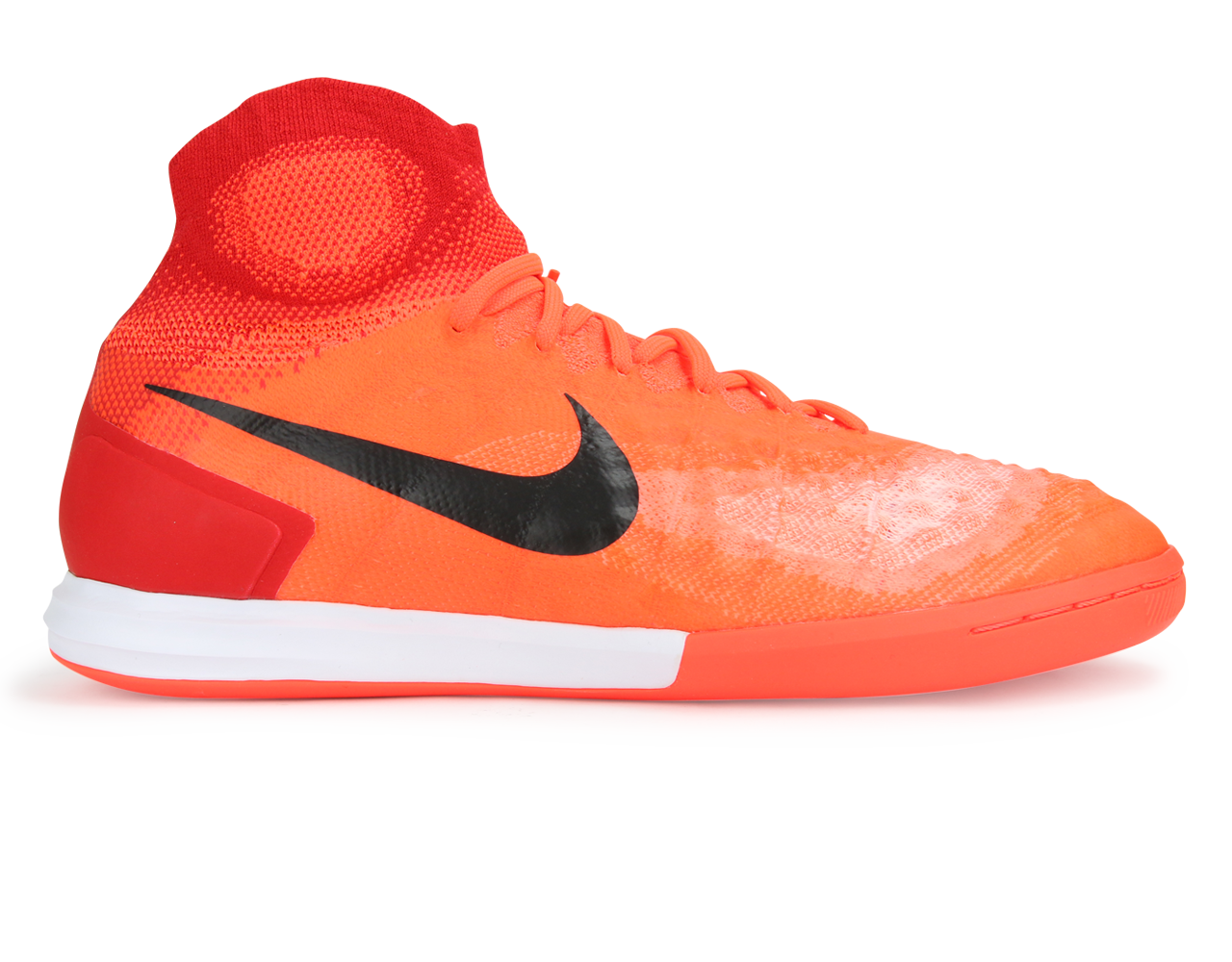 Nike Men's MagistaX Proximo II Indoor Soccer Shoes Black/TotalCrimson