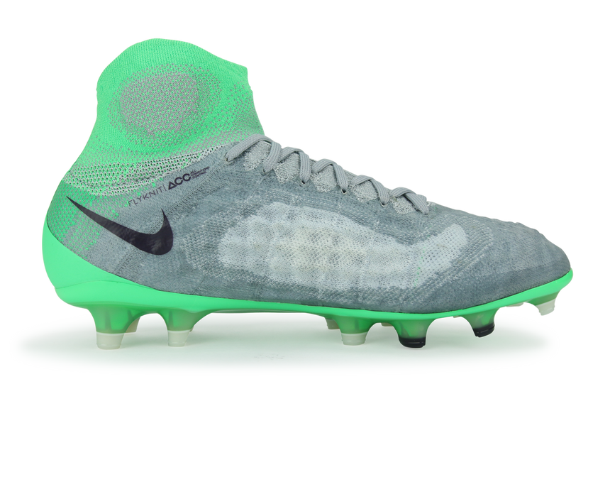 Nike Women's Magista Obra II FG Wolf Grey/Purple Dynasty/Electric Green
