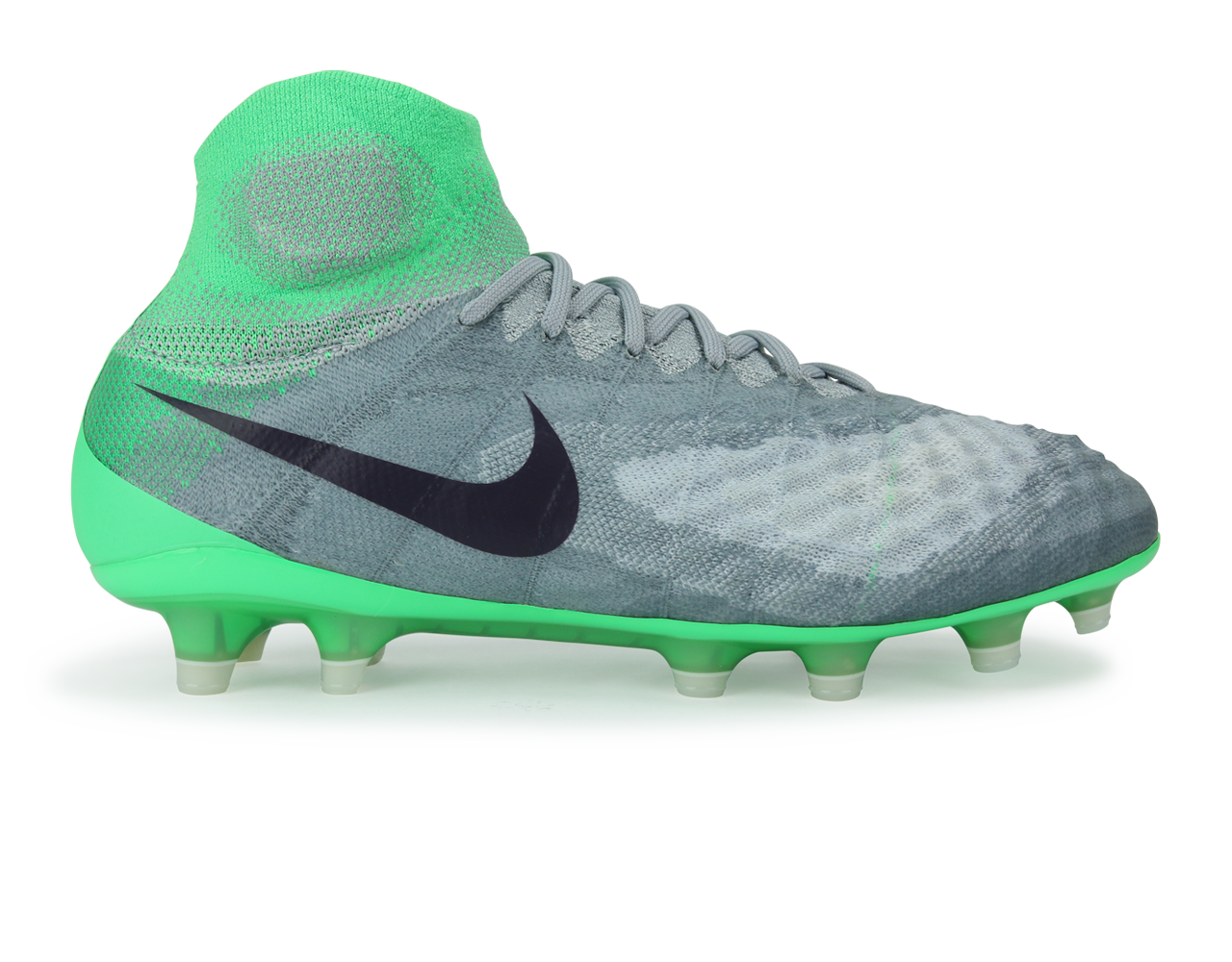 Nike Women's Magista Obra II FG Wolf Grey/Purple Dynasty/Electric Green