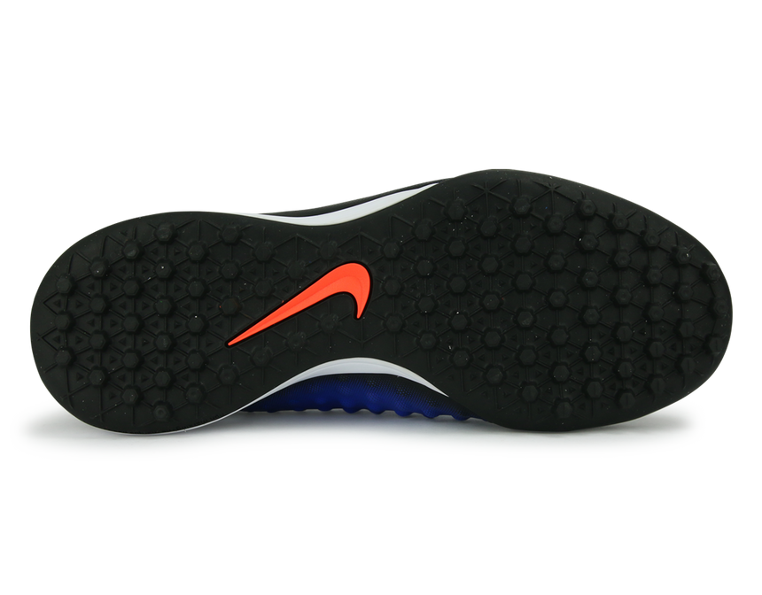 Nike Kids MagistaX Opus Turf Soccer Shoes Black/White/Paramount Blue