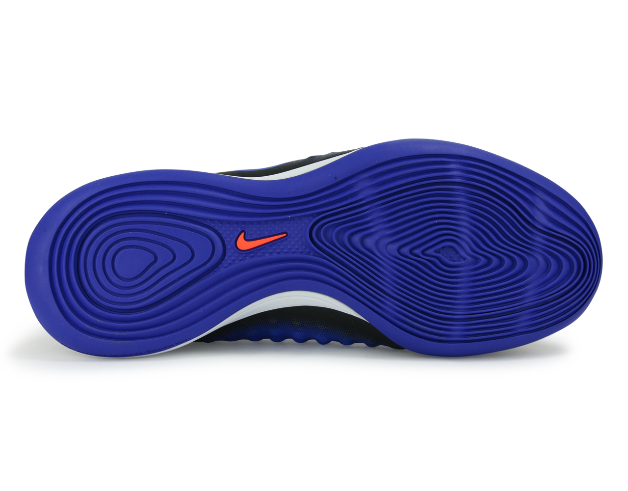 Nike Kids MagistaX Opus Indoor Soccer Shoes Black/White/Paramount Blue