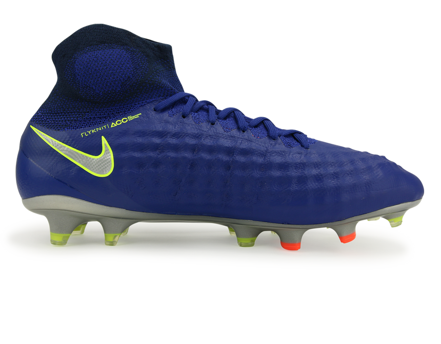 Nike Men's Magista Obra II FG Deep Royal/Chrome/Total Crismson