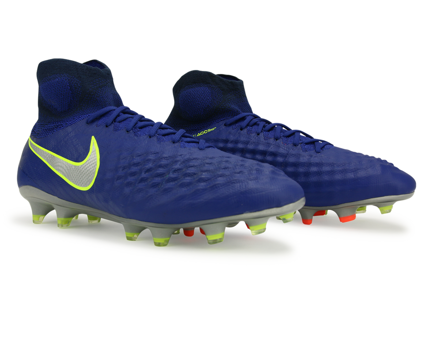 Nike Men's Magista Obra II FG Deep Royal/Chrome/Total Crismson