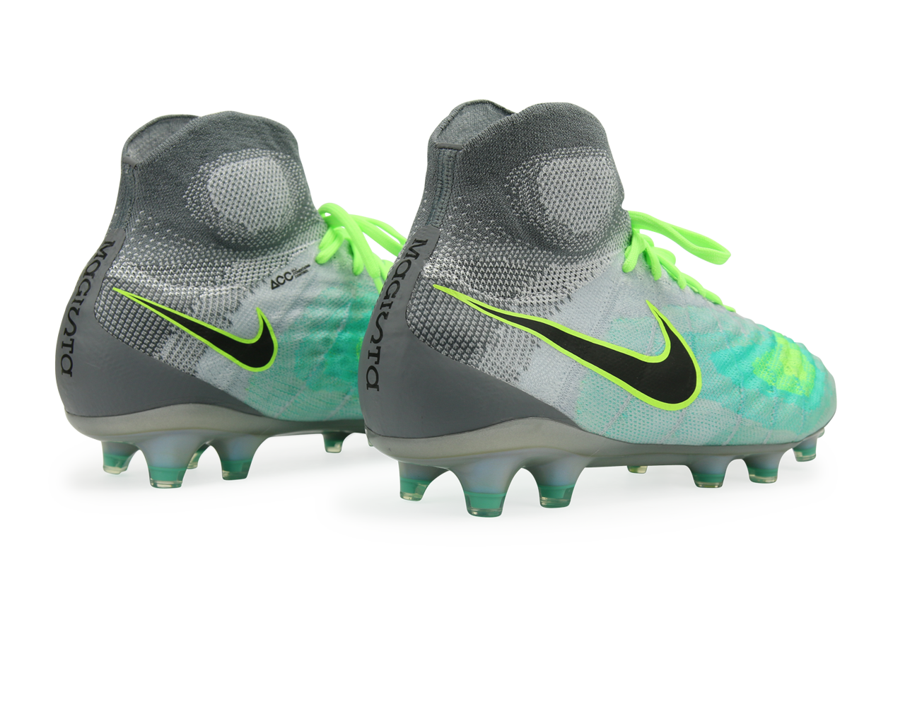 Nike Men's Magista Obra II FG Pure Platinum/Black/Ghost Green