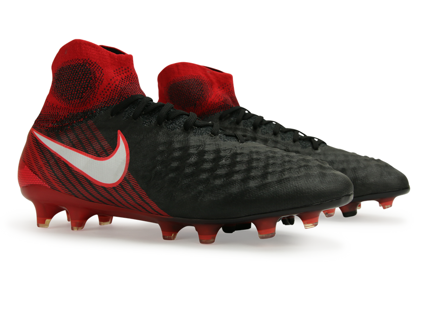 Nike Men's Magista Obra II FG Black/White/University Red