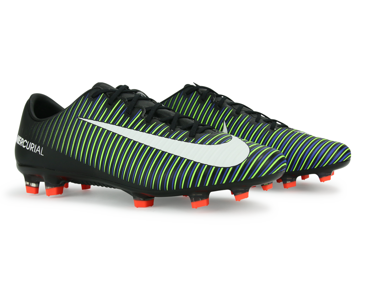 Nike Men's Mercurial Veloce III FG Black/White/Electric Green