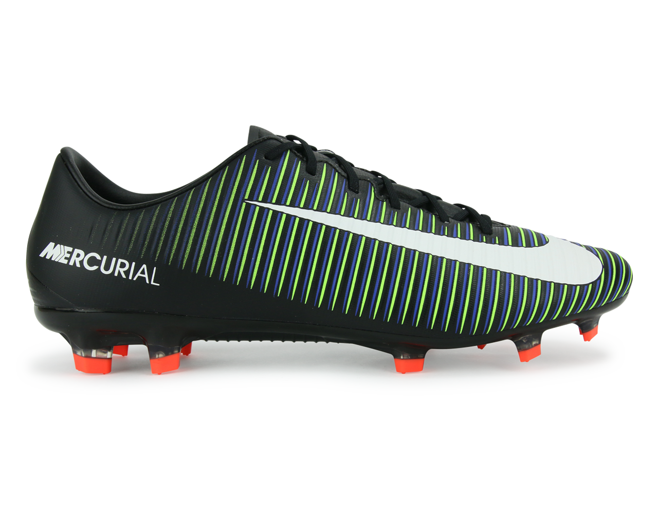 Nike Men's Mercurial Veloce III FG Black/White/Electric Green