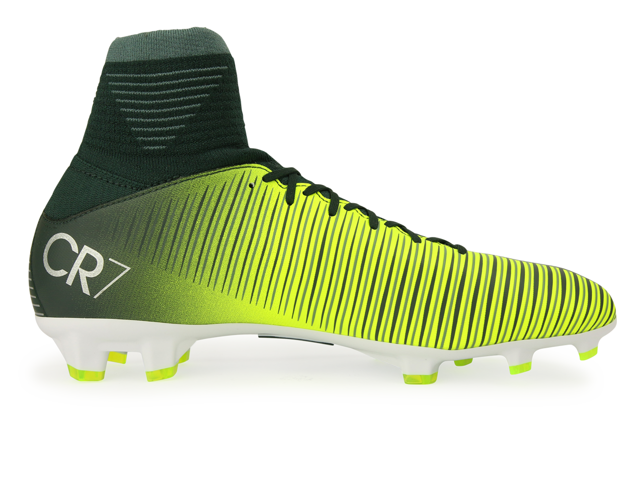 Nike Kids Mercurial Superfly V CR7 FG Seaweed/Volt/Hasta/White