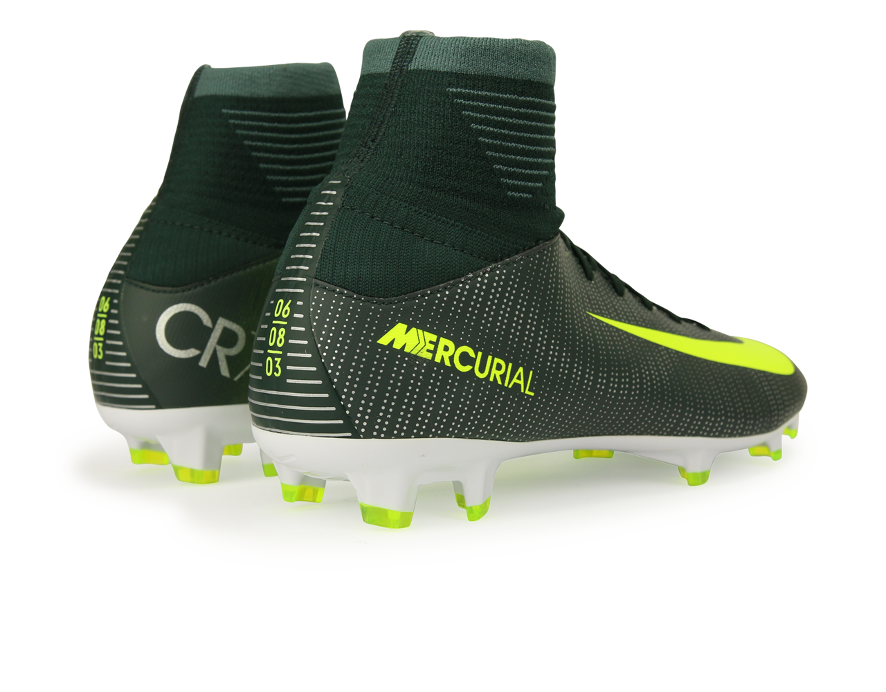 Nike Kids Mercurial Superfly V CR7 FG Seaweed/Volt/Hasta/White