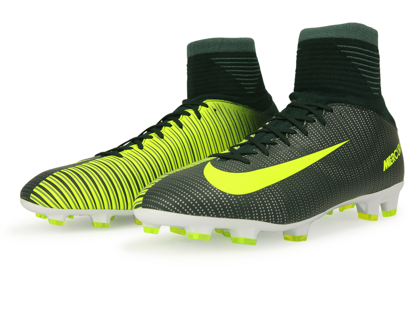 Nike Kids Mercurial Superfly V CR7 FG Seaweed/Volt/Hasta/White