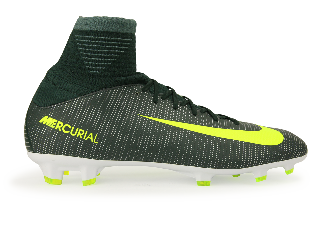Nike Kids Mercurial Superfly V CR7 FG Seaweed/Volt/Hasta/White