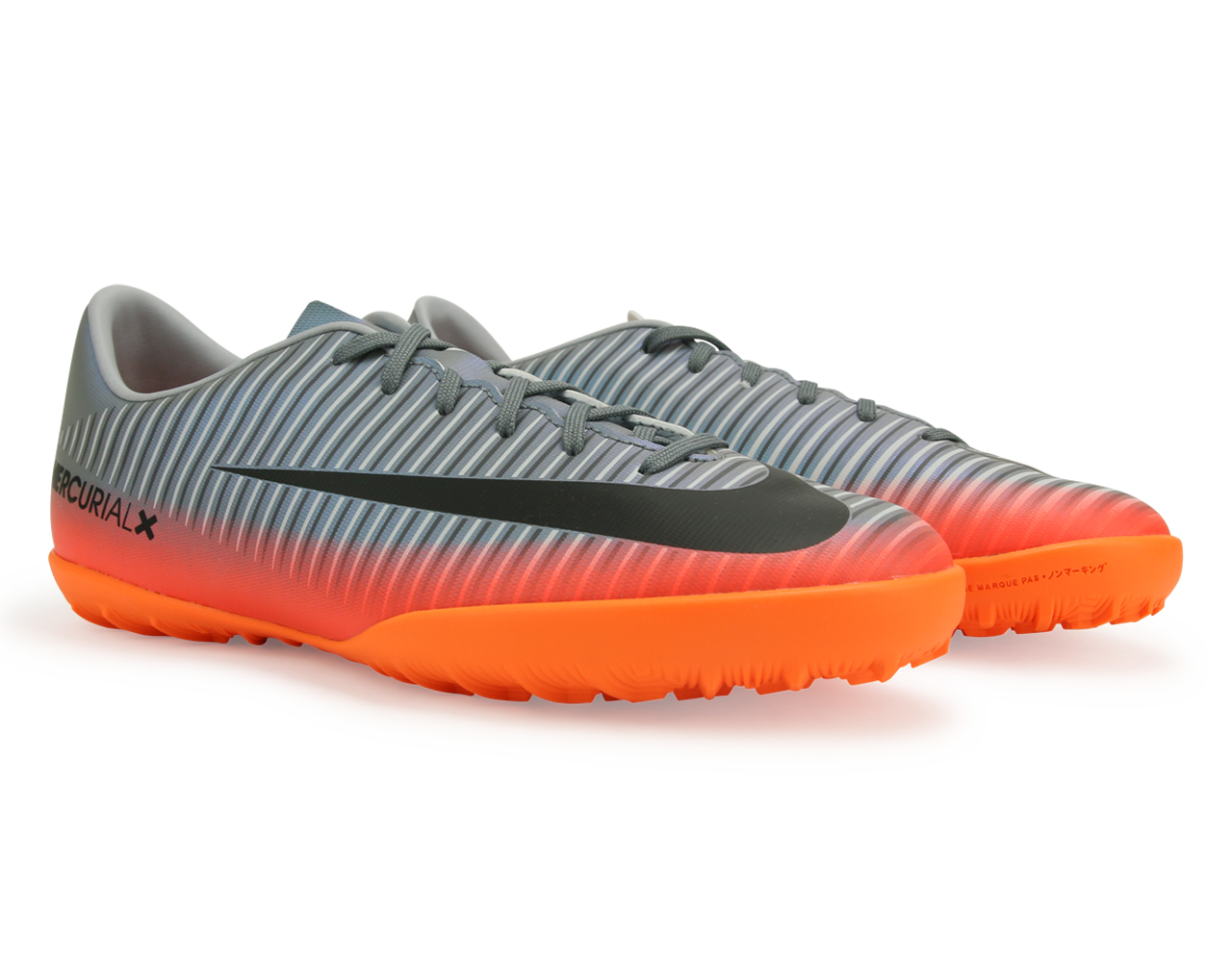 Nike Kids MercurialX Victory VI CR7 Dynamic Fit Turf Soccer Shoes Cool Grey/Metalic Hematite/Wolf Grey