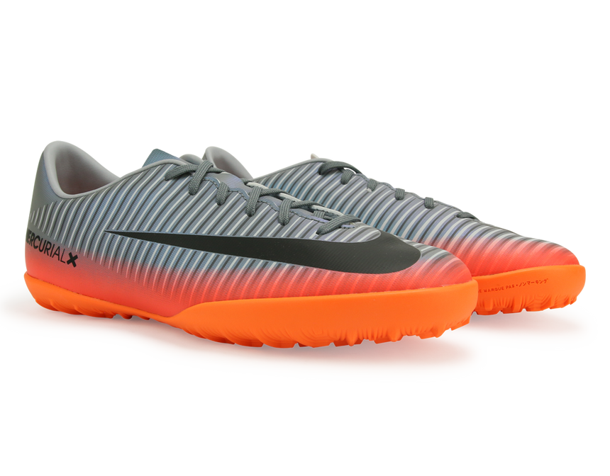 Nike Kids MercurialX Victory VI CR7 Dynamic Fit Turf Soccer Shoes Cool Grey/Metalic Hematite/Wolf Grey