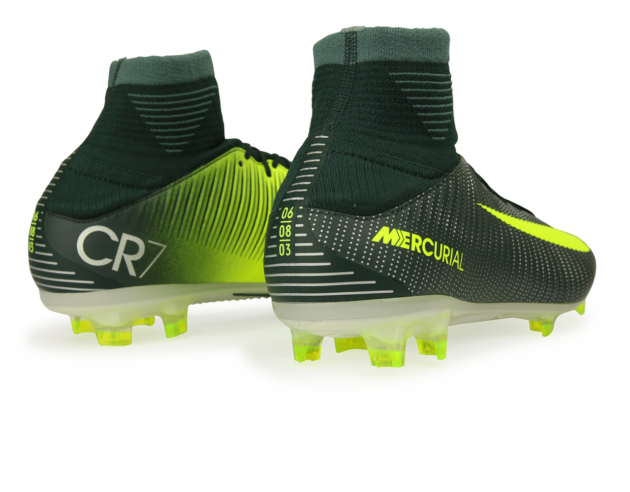 Nike Men's Mercurial Veloce III DF CR7 FG Seaweed/Volt/Hasta/White